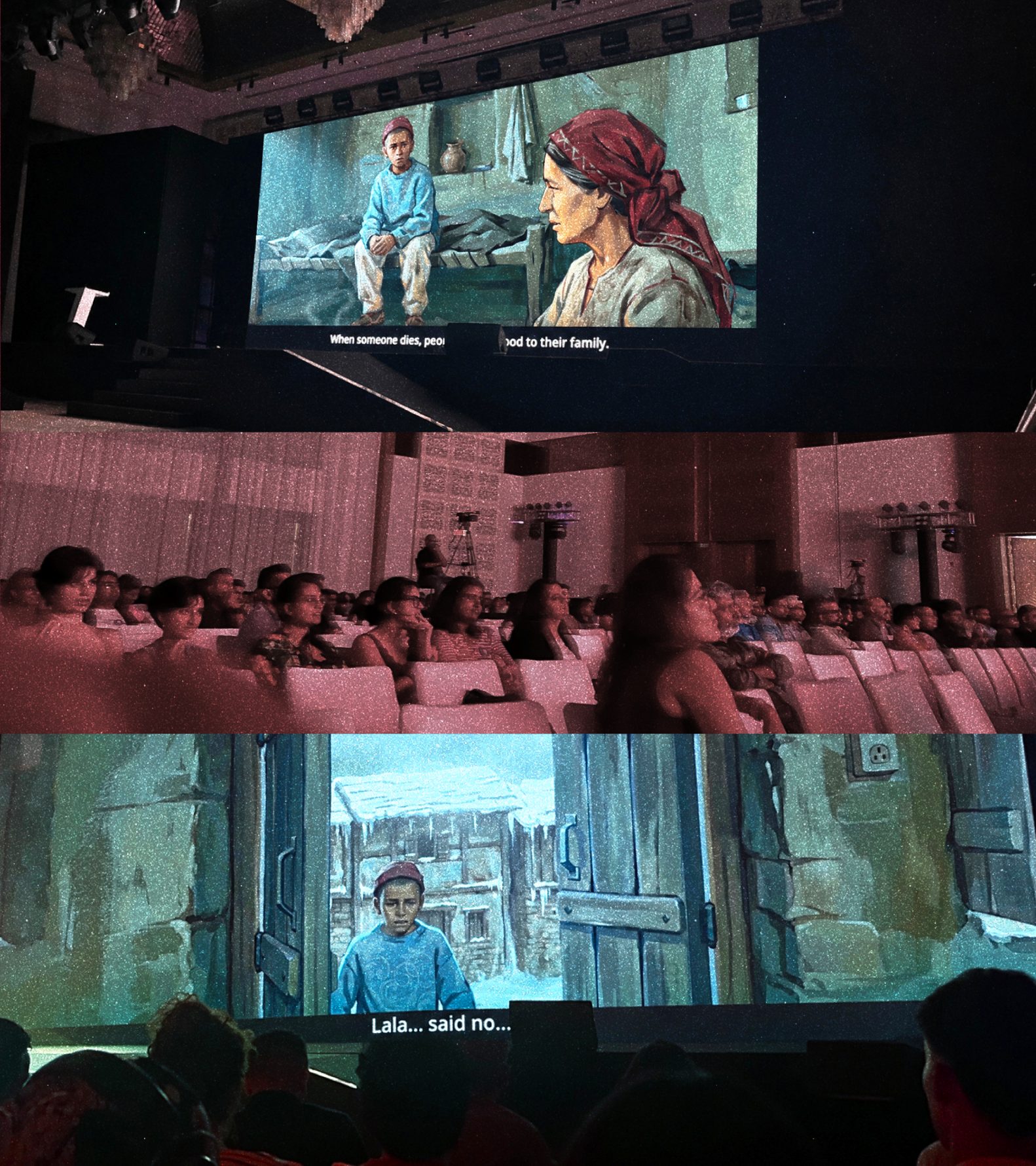 Season of White screening in a packed auditorium in Goa